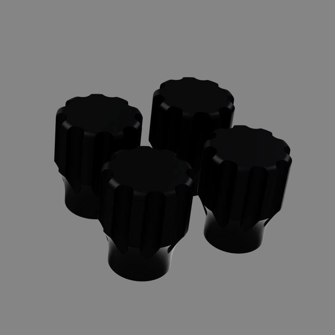 4 X Tamponi K3D 7 - 100% Personalizzati - Dado M8/M6 Auto bloccante - Keepit