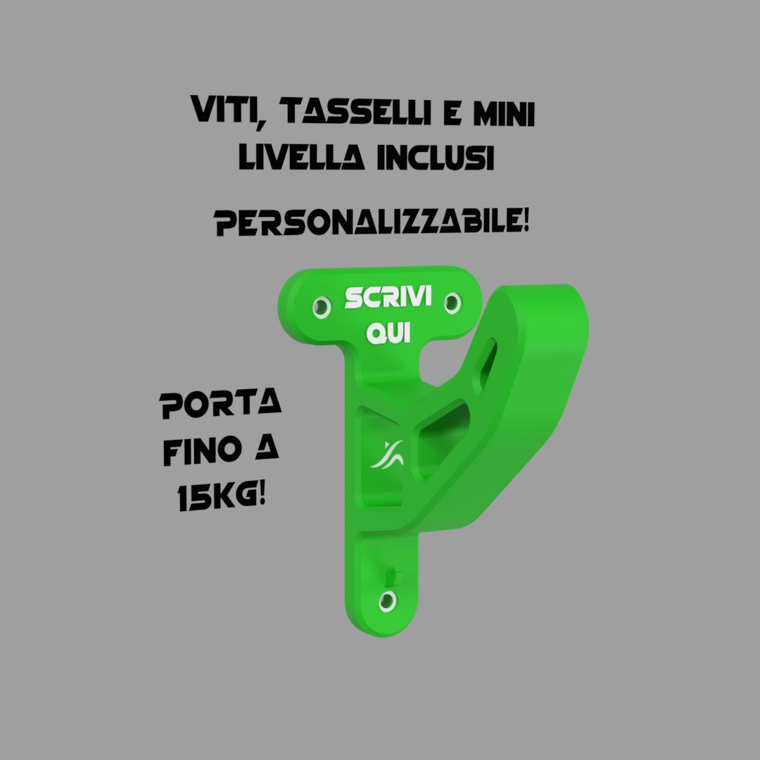 Poggia casco multifunzione - Premium - Personalizzabile - Keepit