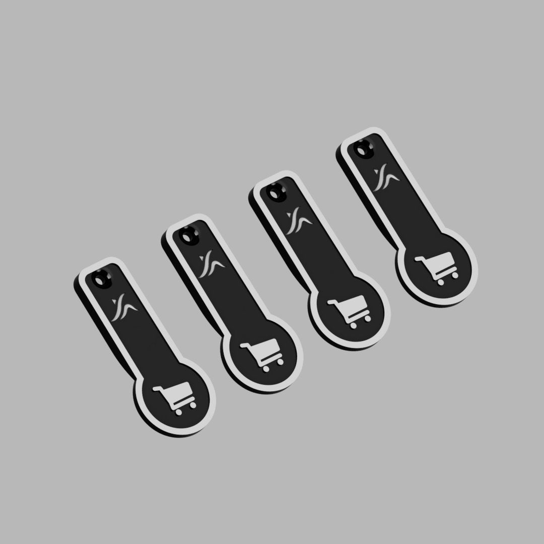 Portachiavi per la spesa 4 pz. - Keepit