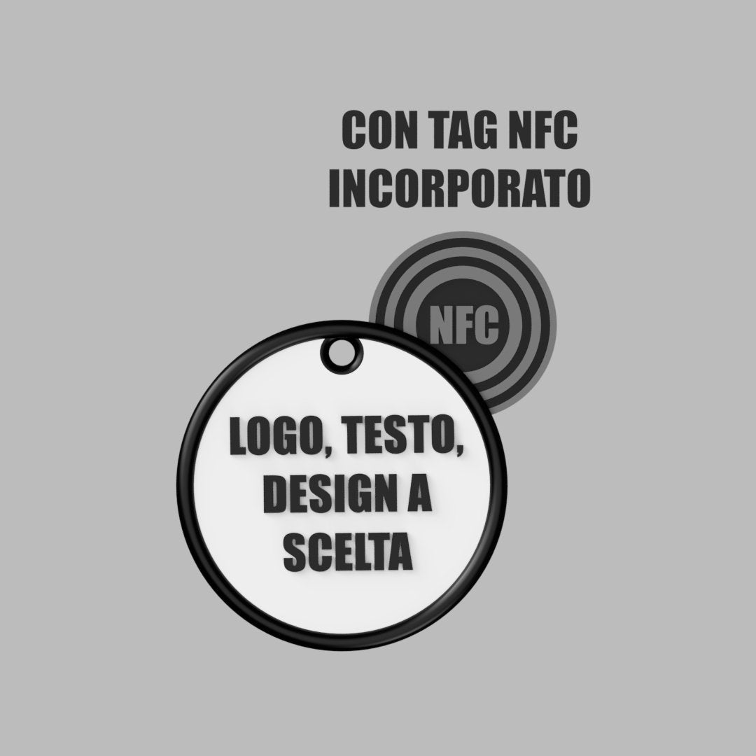 Portachiavi personalizzato con tag NFC - Keepit