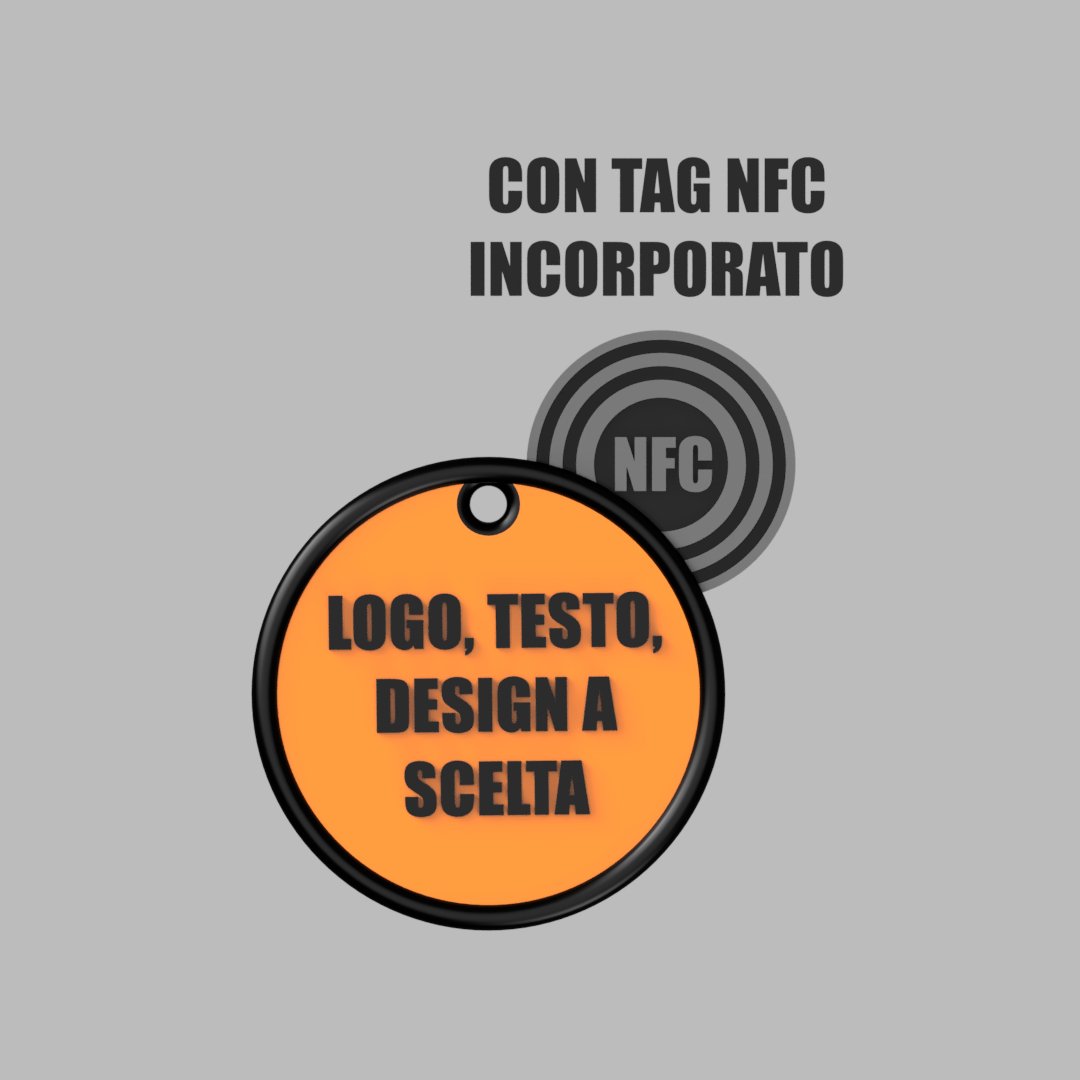 Portachiavi personalizzato con tag NFC - Keepit