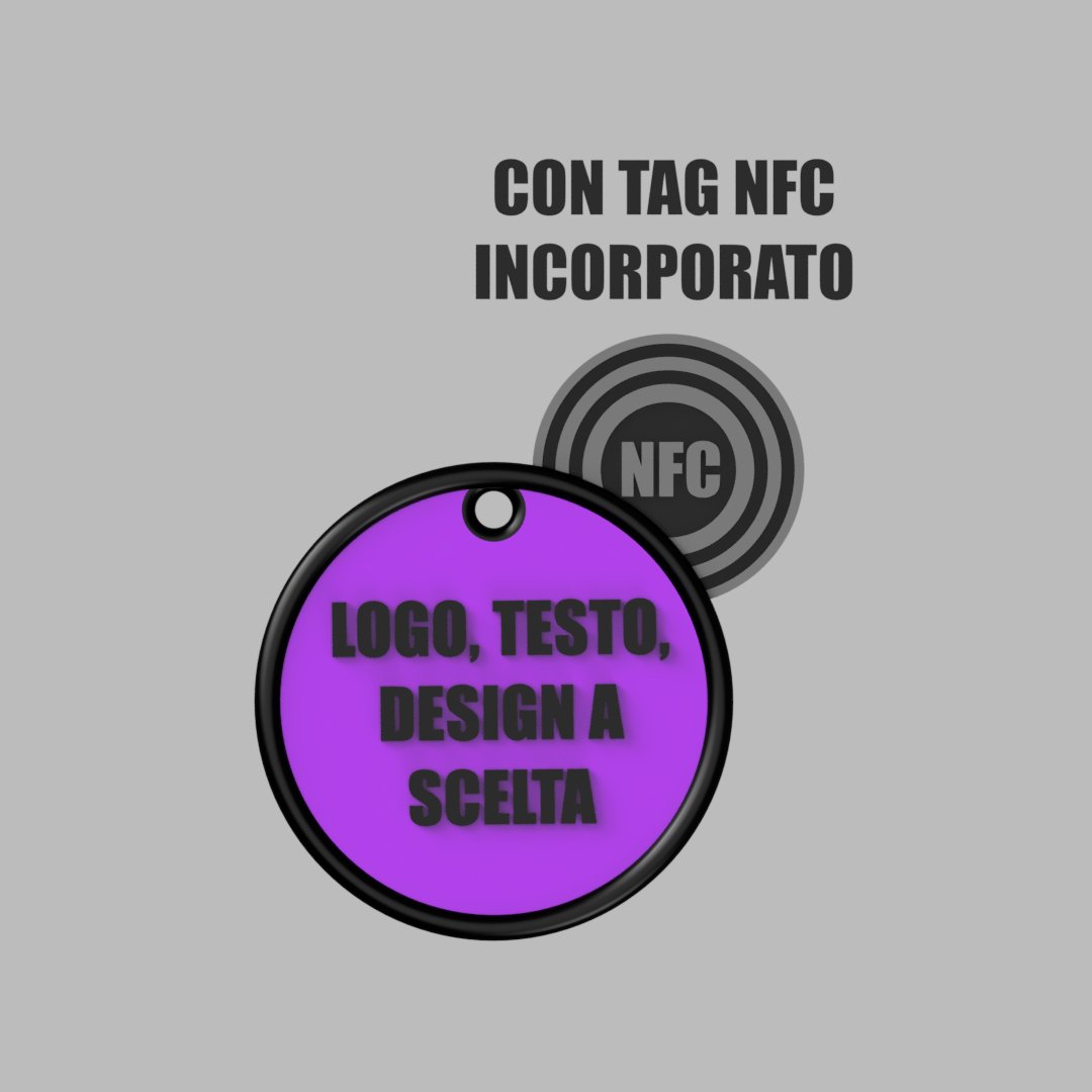 Portachiavi personalizzato con tag NFC - Keepit