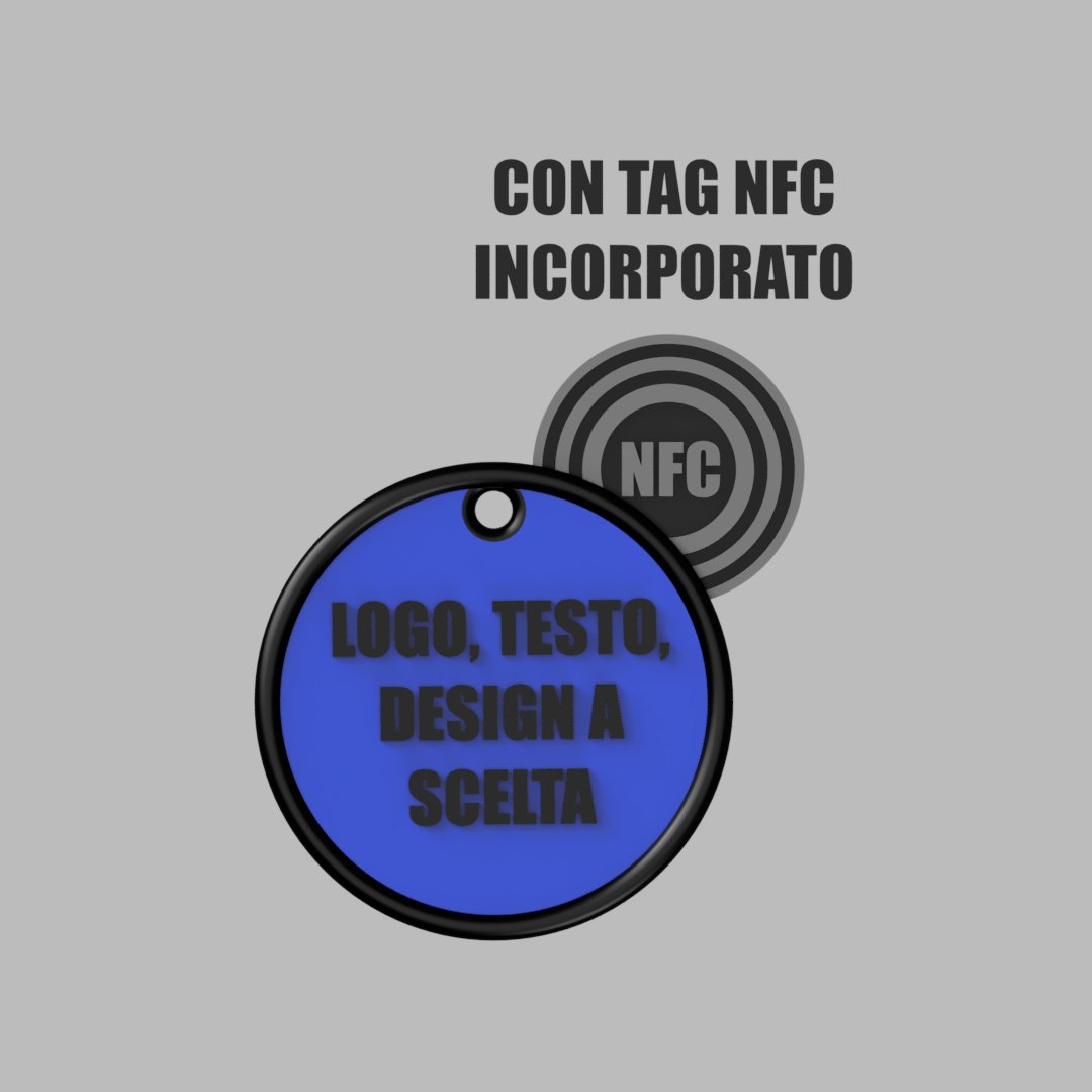 Portachiavi personalizzato con tag NFC - Keepit