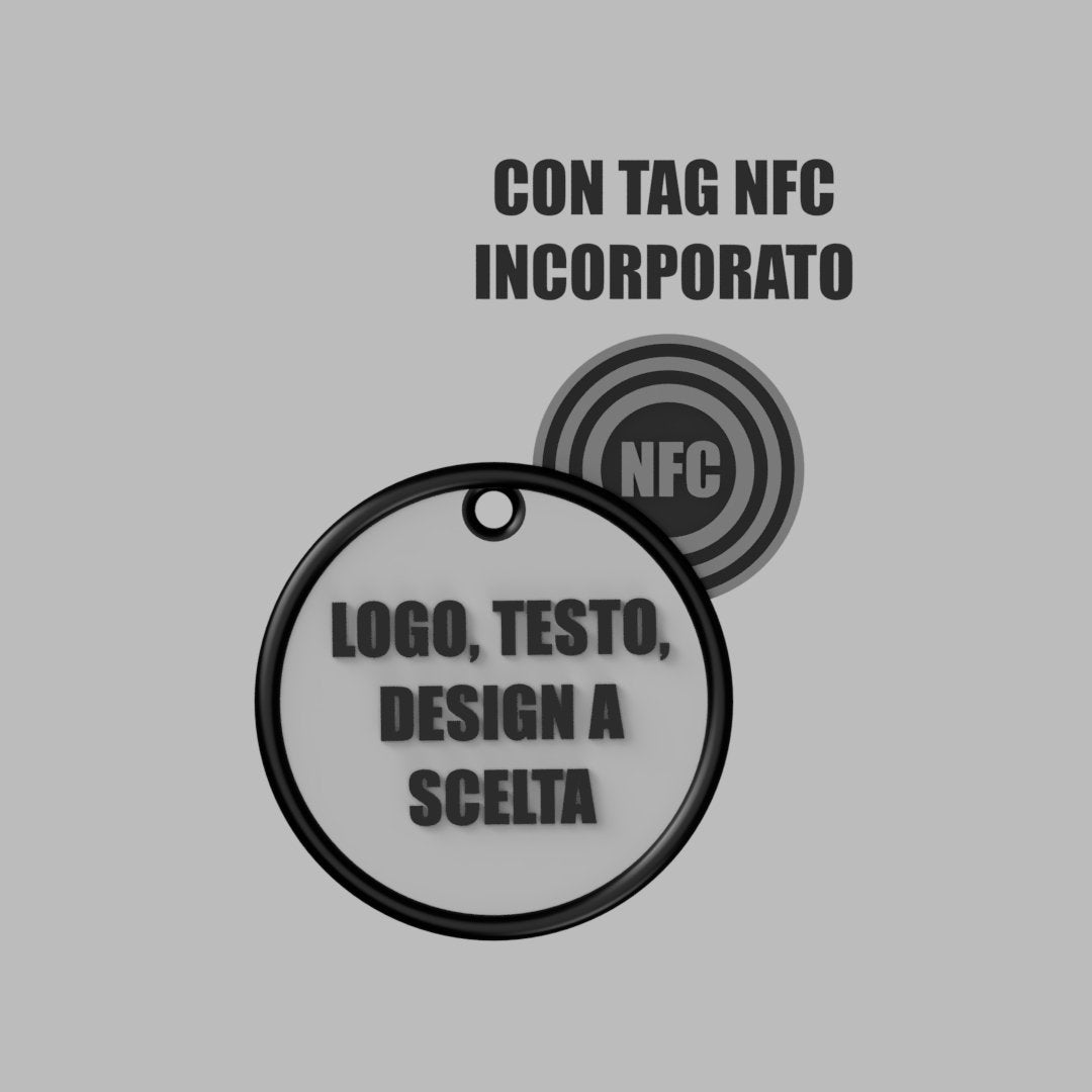 Portachiavi personalizzato con tag NFC - Keepit
