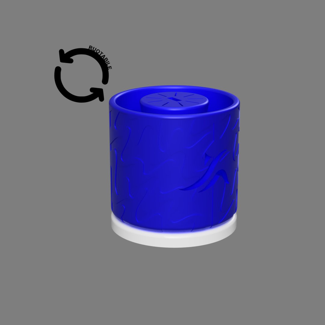 Portapenne ruotabile con alloggio MicroSD/USB - Keepit