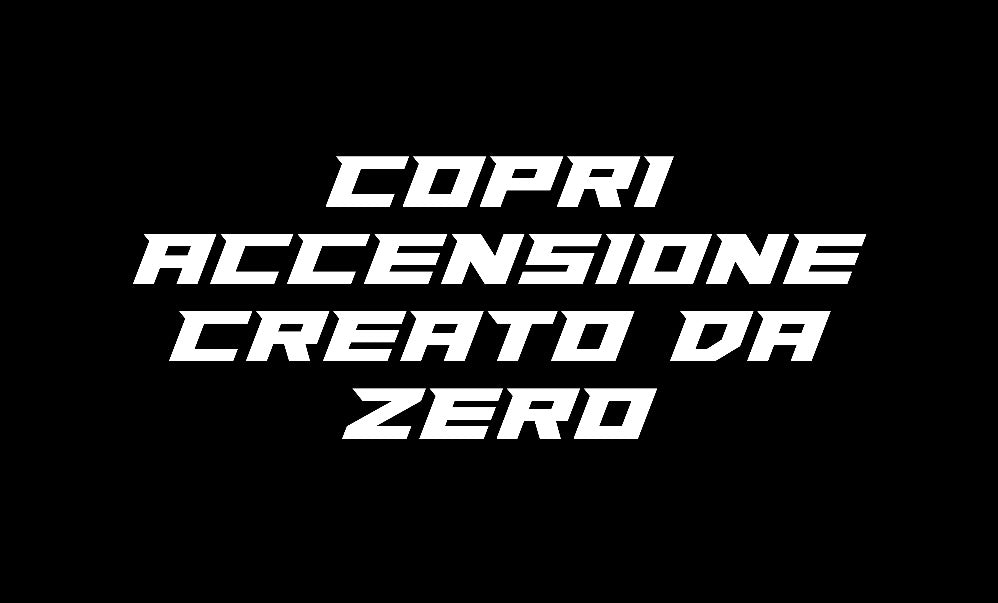 Copri Accensione - Creato da zero - Keepit3D