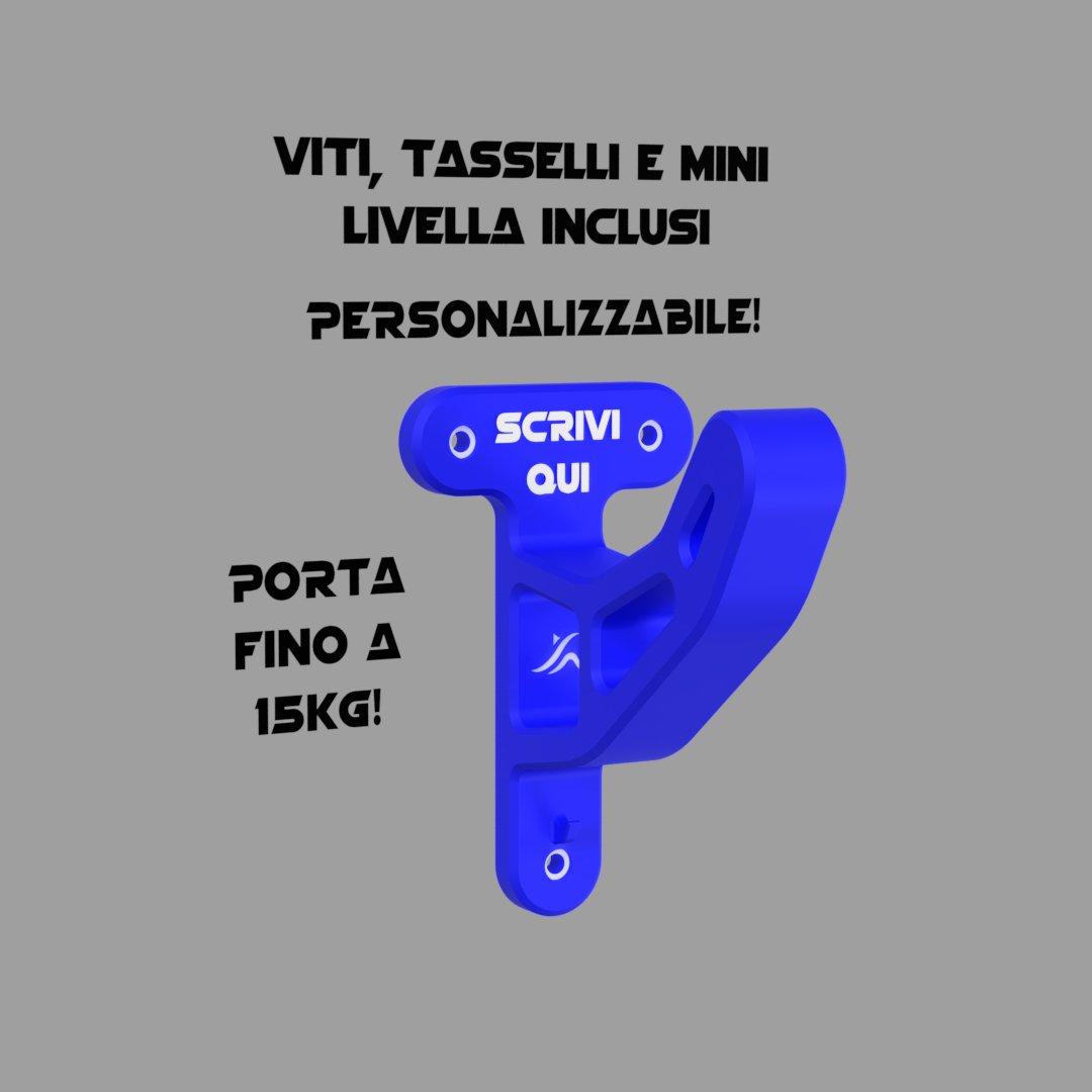 Poggia casco multifunzione - Premium - Personalizzabile - Keepit