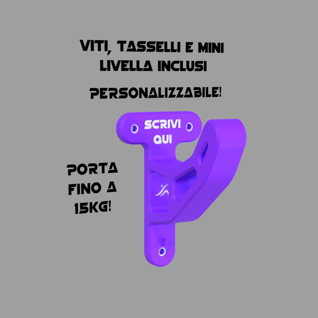 Poggia casco multifunzione - Premium - Personalizzabile - Keepit