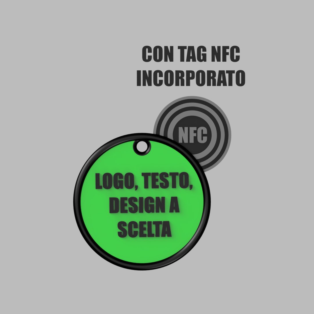 Portachiavi personalizzato con tag NFC - Keepit