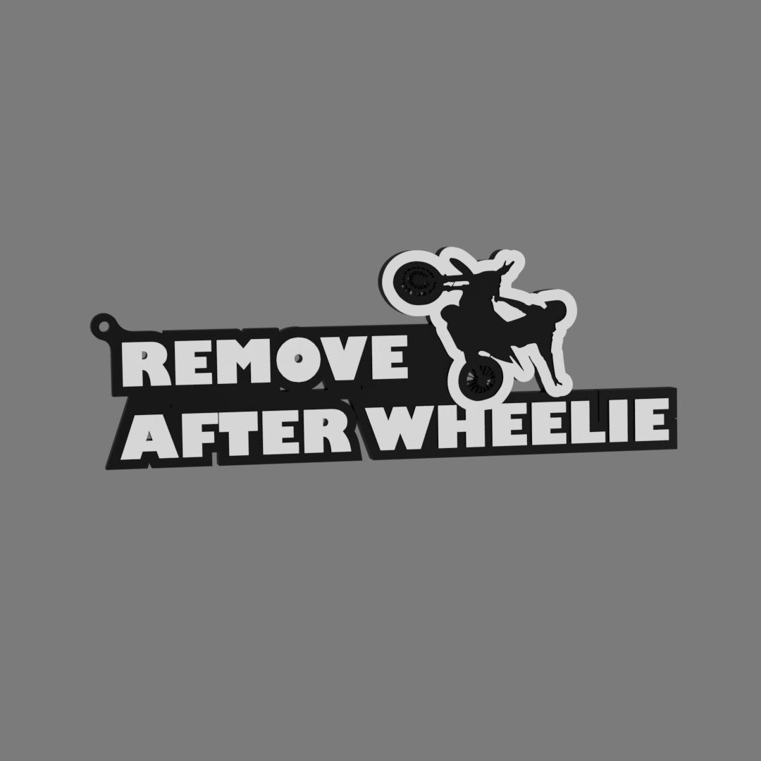 Portachiavi remove after wheelie - Keepit