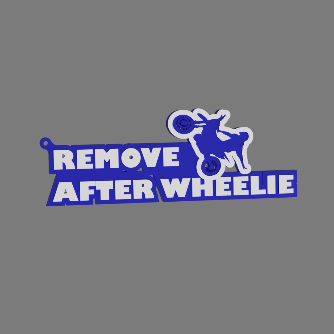 Portachiavi remove after wheelie - Keepit